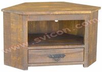 Wooden Corner Tv Unit