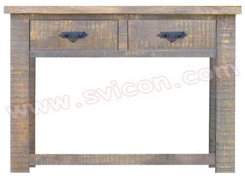 Wooden console table