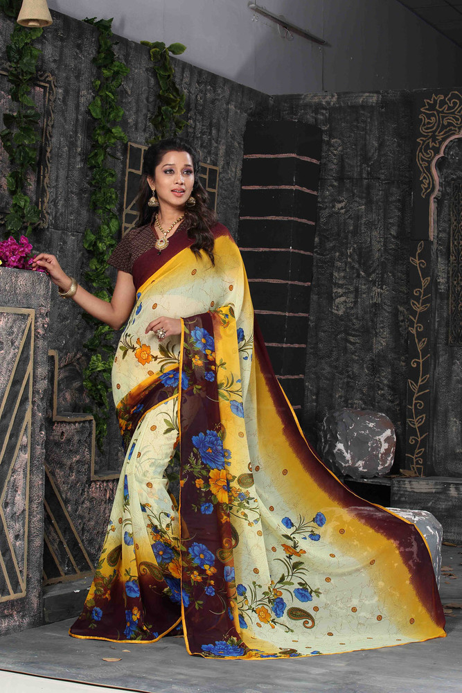 designer printed sarees