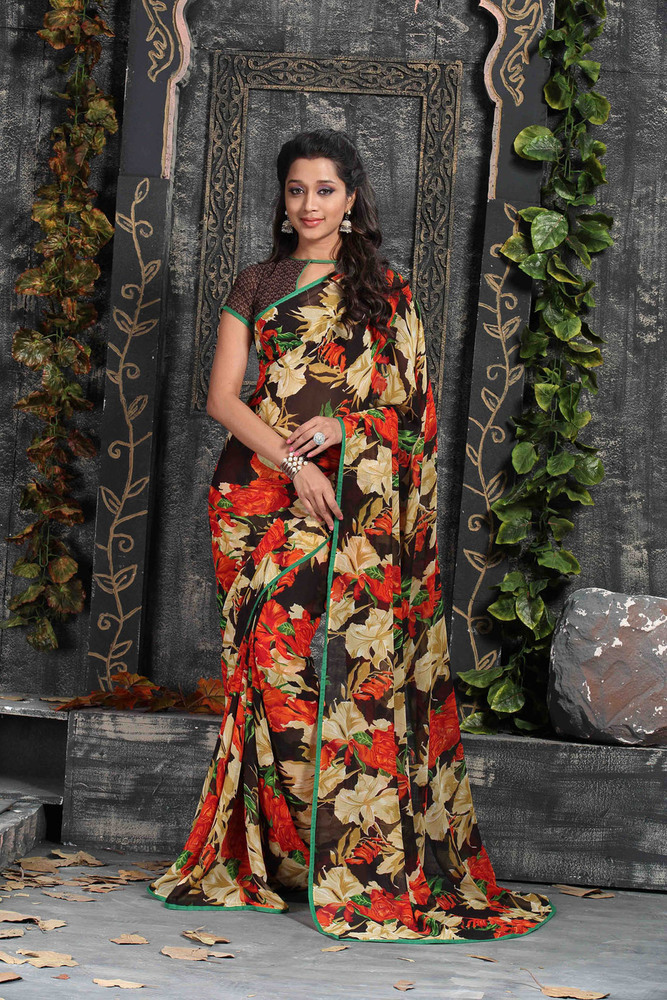 LATEST PRINTED SAREE