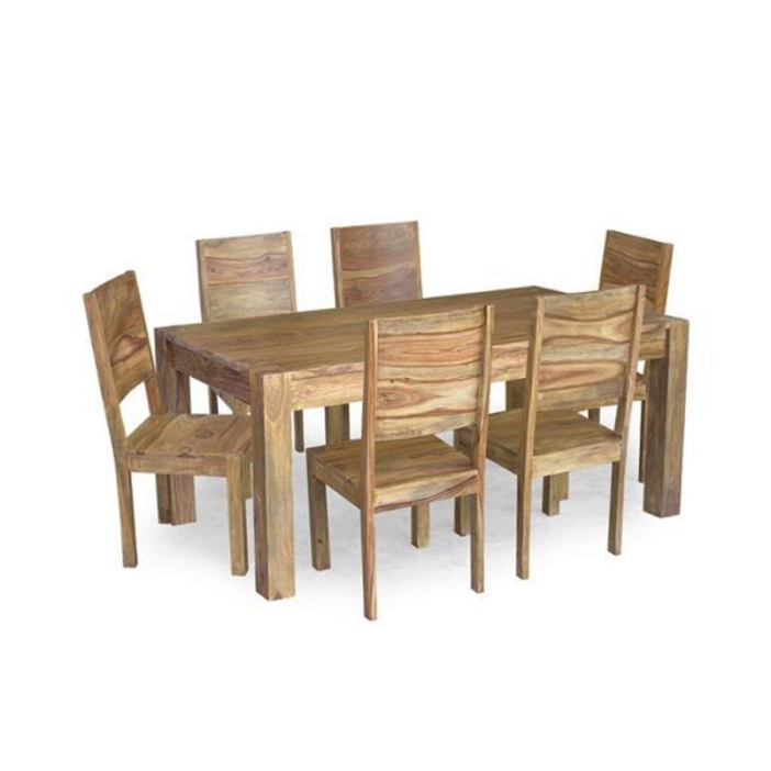 Six Seater Sheesham Wood Dining Set Carpenter Assembly