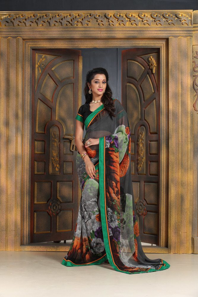 Indian Pure Georgette Sarees