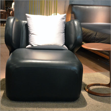 Leather Sofa - Leather & Bamboo, Big Size | High Durability, Tear Resistant Surface, Minimal Maintenance, Cozy Modern Design
