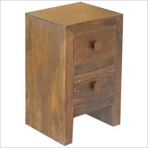 Wooden Two Drawer Cabinet