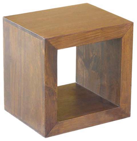 Wooden One Hole Cube No Assembly Required