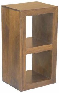 WOODEN 2 HOLE CUBE RACK