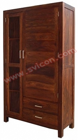 WOODEN CABINET 2 DRAWER 2 DOOR