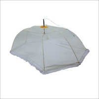 Baby Umbrella Mosquito Net - Polyester, 60cm Diameter, White | Foldable, Portable, Durable Design