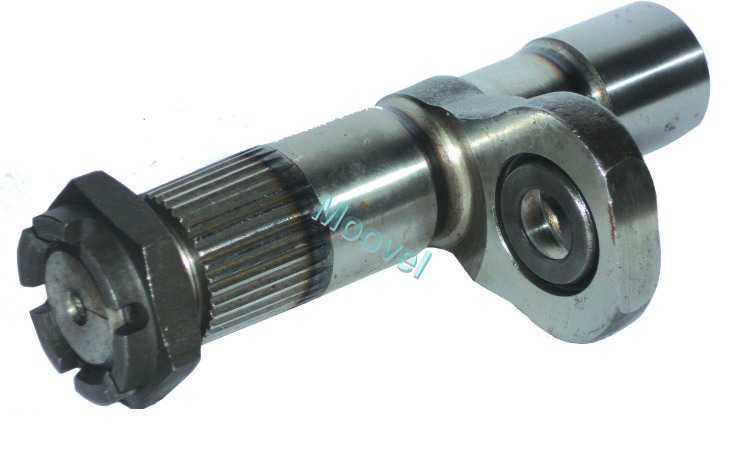 Silver Steering Sector Shaft W/Nut - Tata 1312/ Se