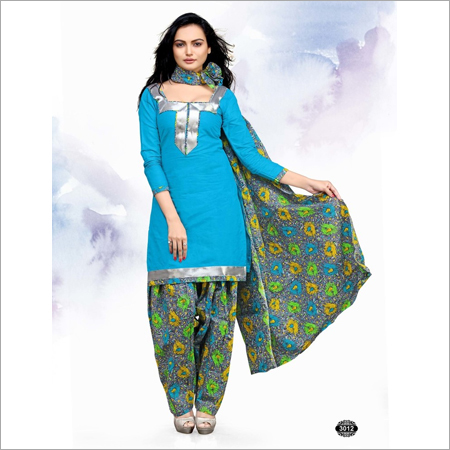 Patiala Cotton Dress Materials