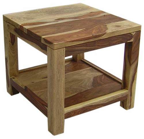Wooden Coffee Table With Shelf