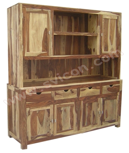 WOODEN HUTCH 2 PARTS