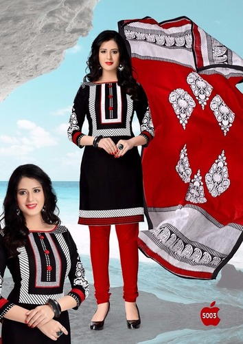 Cotton Unstitched Suits Wholesale