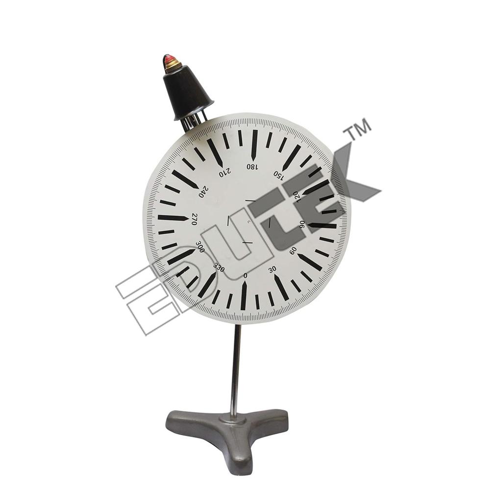 Optical Disc - 500 mm Diameter Steel, Matt White with Markings | High Accuracy, Laboratory Use, Highly Efficient Light Beam Adjustments