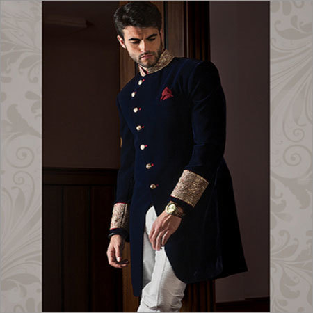Amusing Royal Blue Indo Western