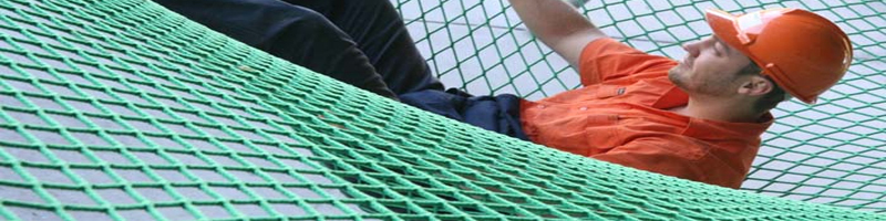 Safety Nets - High-Tensile Polyethylene, 10cm x 10cm Mesh Size, Green | Durable, Weather Resistant, Easy to Install, 5kN Breaking Strength, Double-Braided