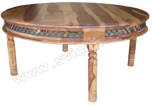 Wood Wooden Round Dining Table