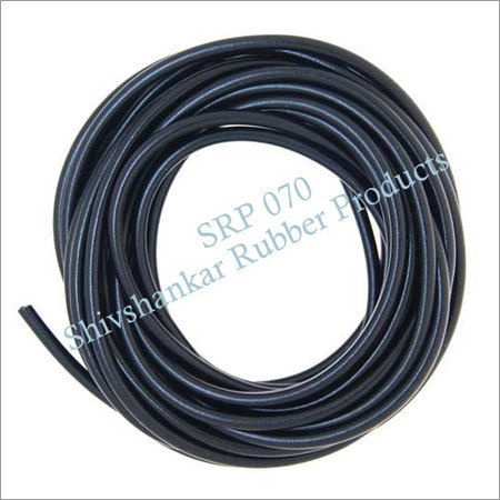 Black Neoprene Rubber Cord