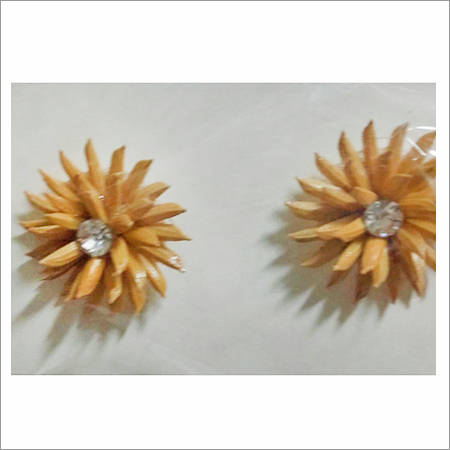 Earring Set - Resin Crystal, 15mm, Beige | Elegant Design, Comfortable Fit, Durable Material