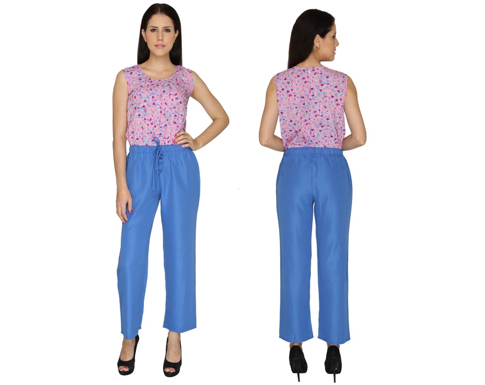 Bedazzle Printed Women's Jumpsuit