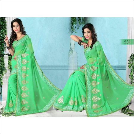 Designer Embroidery Sarees
