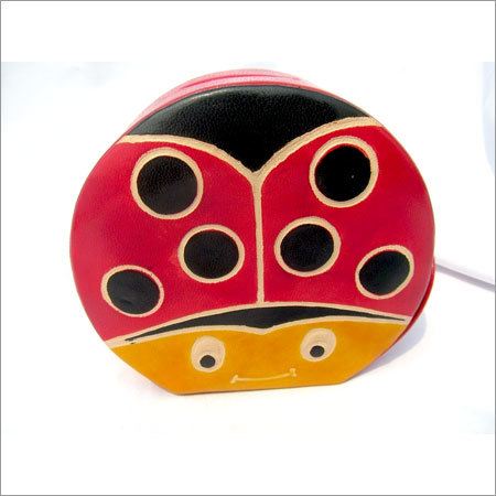 Handmade Leather Coin Bank