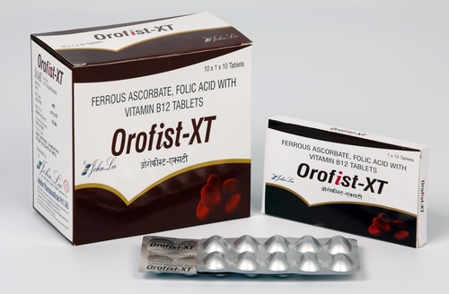 Ferrous Ascorbate,Folic Acid and Vitamin B12 Tablets