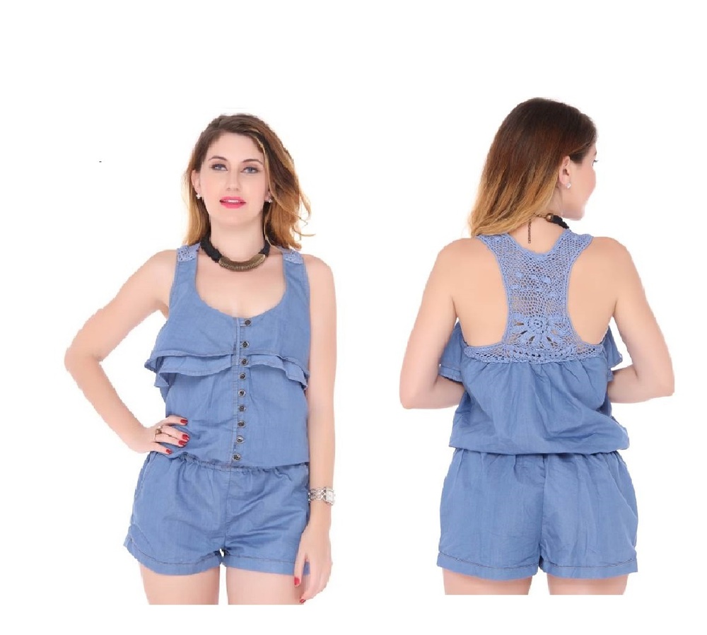 Bedazzle Solid Women's Jumpsuit