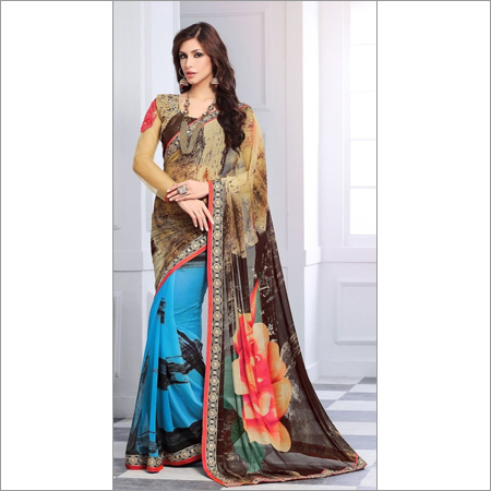 Designer Printed Sarees,