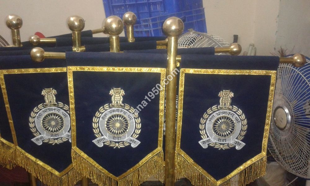 Asc T Flag With Brass T Stand