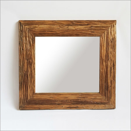 Deep Grain Wood Mirror