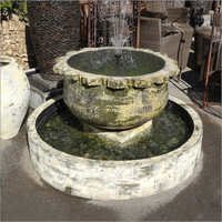 Sunflower Earth Ware Fountain
