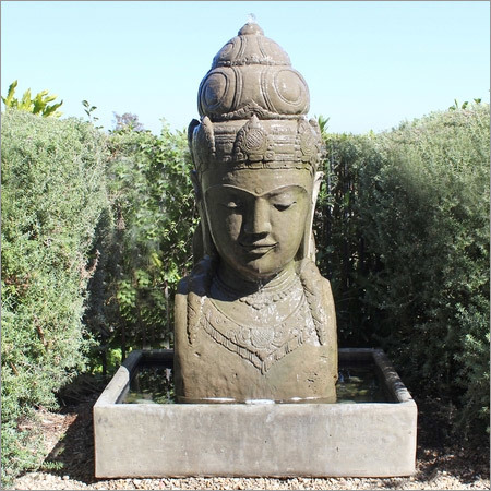 Stone Siwa Bust Fountain