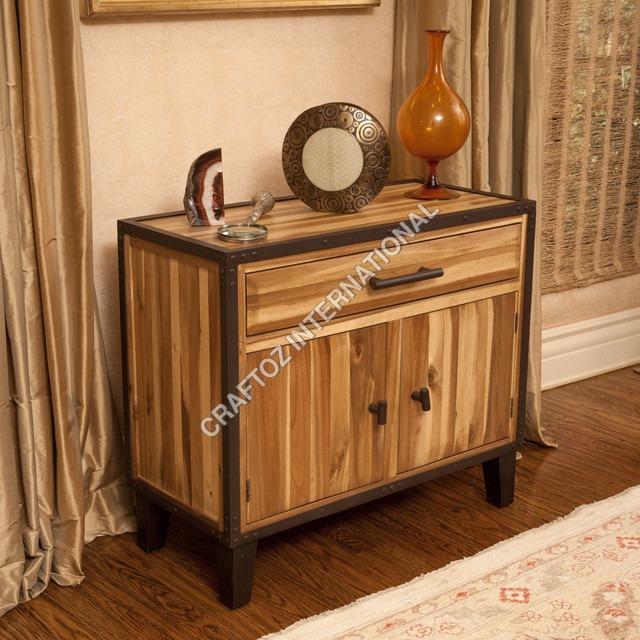 Acacia Wood Cabinet