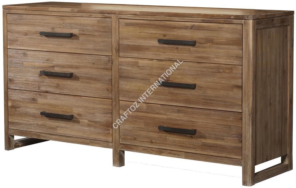 Acacia Wood Chest Drawer
