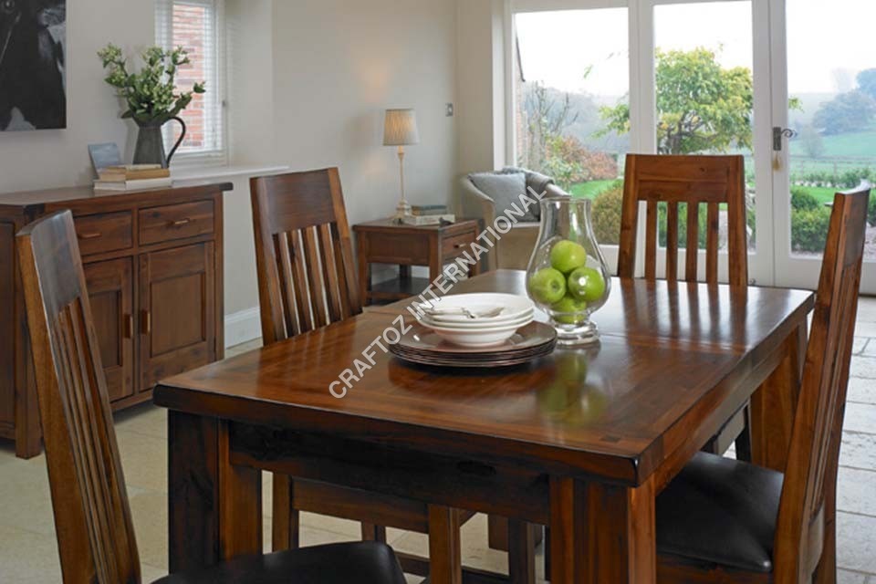 Acacia Wood Dining Table