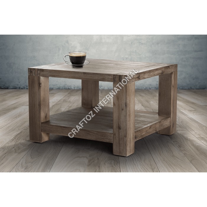 Acacia Wood Side Table