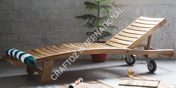 Mango Wood lounger