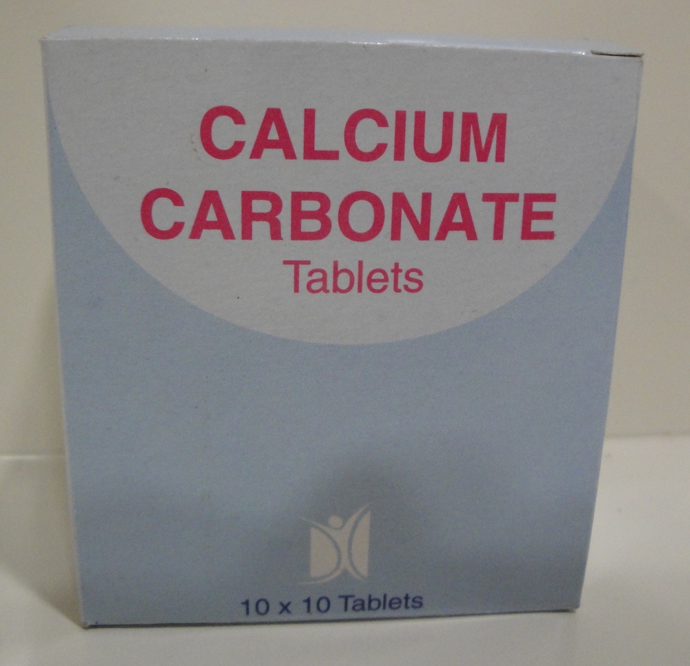 1.5 gm Calcium Carbonate Tablets