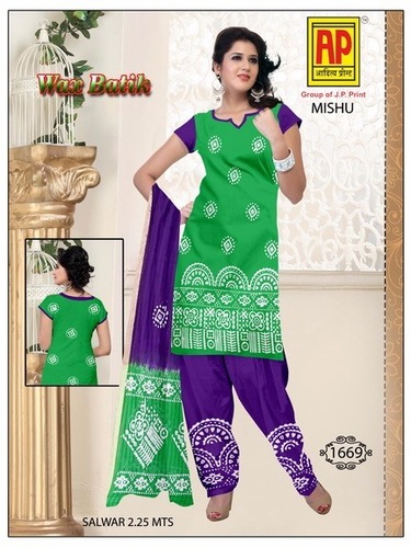 Cotton Wax Batik Dress