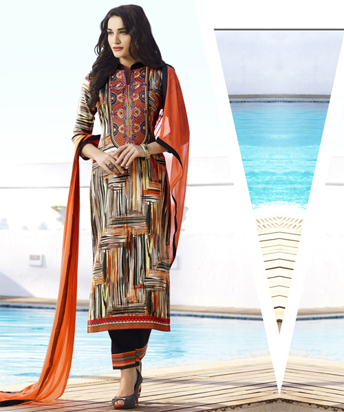 Unstitched Salwar kameez