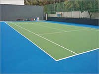 Weather Resistant Rubber Tennis Surface