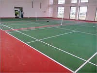 Badminton Court Cushion Flooring