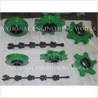 Forged Forked Drag Chain Link &  Sprocket Wheel