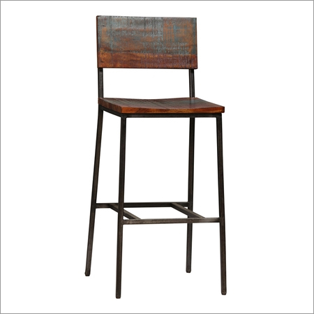 Reclaimed Wood and Iron Bar Stool By SHRIMAN EXPORTS