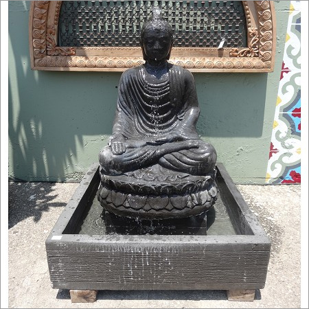 Stone Sitting Buddha Fountain