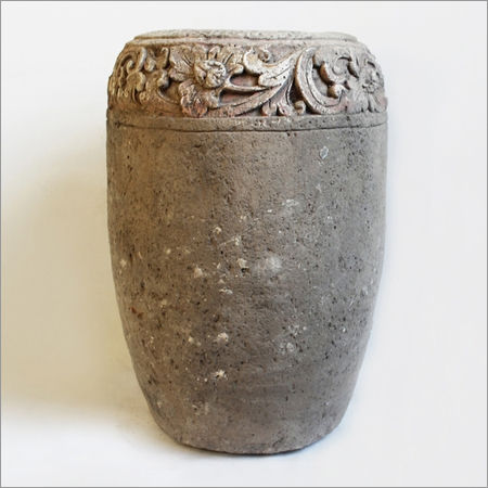 Stone Carved Garden Urn