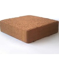 Coco Peat 5kg Block - 100% Natural Soil Conditioner, Expands To 75 Liters, Promotes Healthy Plant Growth, Moisture Retention, Resistant To Bacteria And Fungus