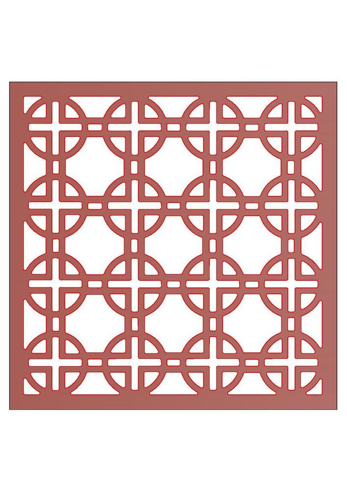 Wooden Carving Jali - Wood, 24x24 Inches, 1 Inch Thick | Elegant Design, Polished Finish, Customizable Size, Versatile Use