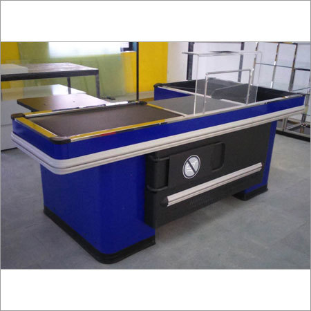 Checkout Counter With Conveyor Belt